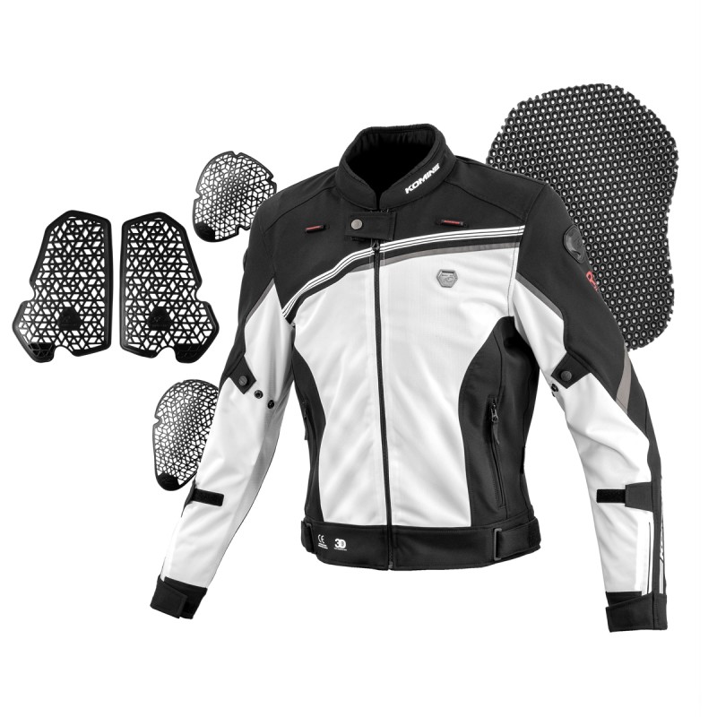 Komine JK-178 R-SPEC Half Motorcycle Mesh Jacket
